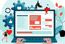 Illustration Digitalisierung