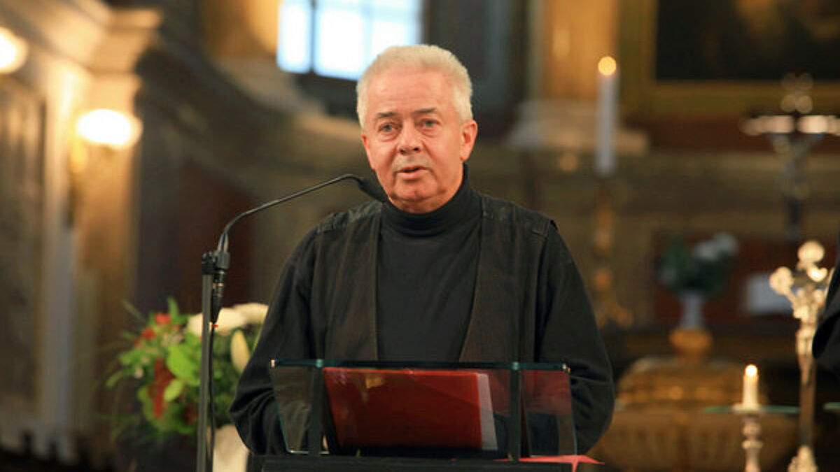 Der ehemalige Pfarrer der Leipziger Nikolaikirche, Christian Führer.