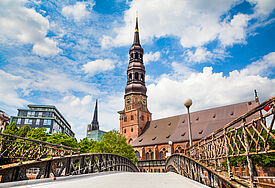Die St. Katharinenkirche in der Hamburger Altstadt