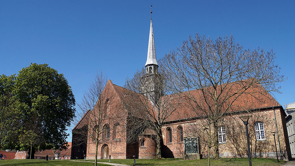 Die St. Nicolaikirche im dänischen Apenrade.
