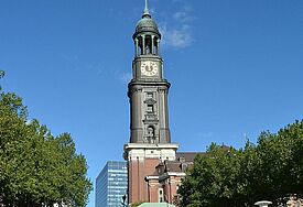 Die St. Michaeliskirche in Hamburg.