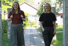 Die Festivalorganisatorinnen Lisa Lützen und Nora Steen