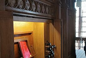 Restaurierung der Runge-Orgel in der Johanniskirche zu Dömitz.
