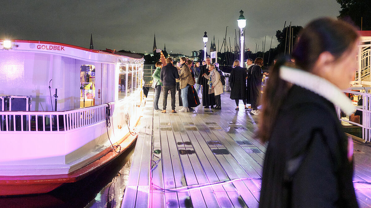 Insgesamt 420 Gäste sind mit dem "Ship called Love" bei der Kirchennacht mitgefahren.