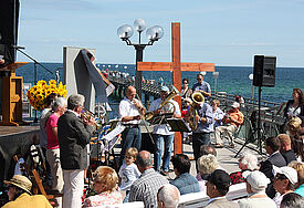 Urlauber-Gottesdienst 2011 auf der Seebrücke in Kühlungsborn (Mecklenburg-Vorpommern)