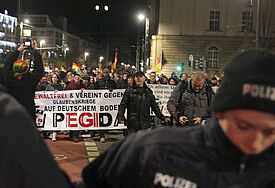 Die "Pegida"-Bewegung wird in Dresden abflauen, sagt die Studie voraus