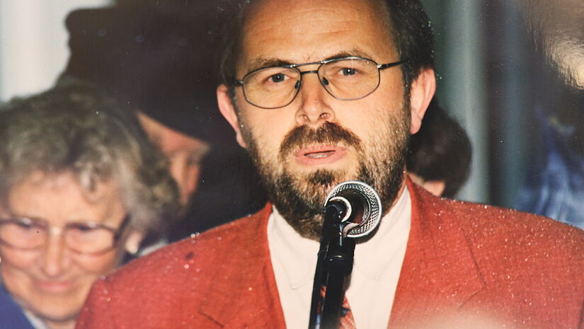 Magaard 2001 als Studiendirektor in Preetz.