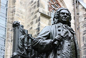 Statue von Johann Sebastian Bach 