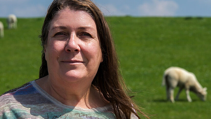 Claudia Hansen leitet seit März 2013 die Frauenarbeit im Kirchenkreis Nordfriesland. Die Sommerkirche fand in diesem Jahr zum ersten Mal statt.