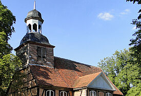 Kirche in Breesen im Landkreis Demmin, Mecklenburg-Vorpommern.