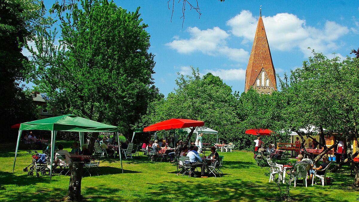 Sommergarten in Lichtenhagen-Dorf bei Rostock