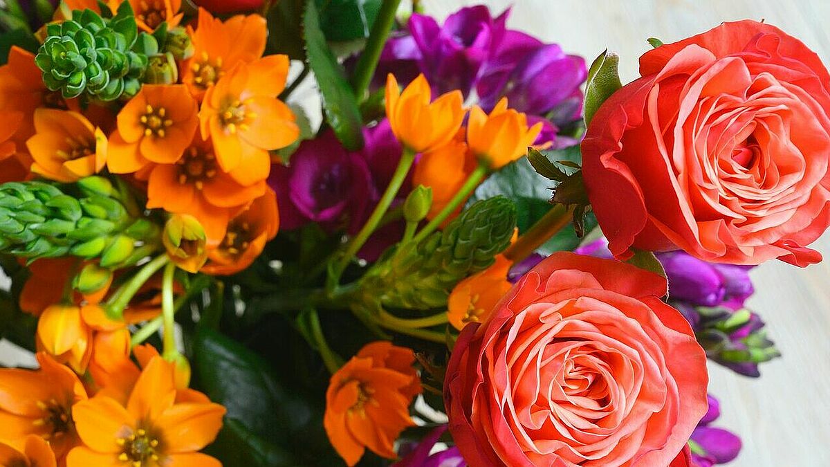Blumen - ein Zeichen von Wertschätzung und Dank.