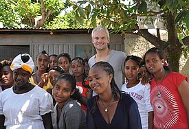 Thorsten Schröder bei einer Reise in Afrika