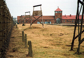 Holocaust-Museum des ehemaligen Konzentrationslagers-Auschwitz in Polen 