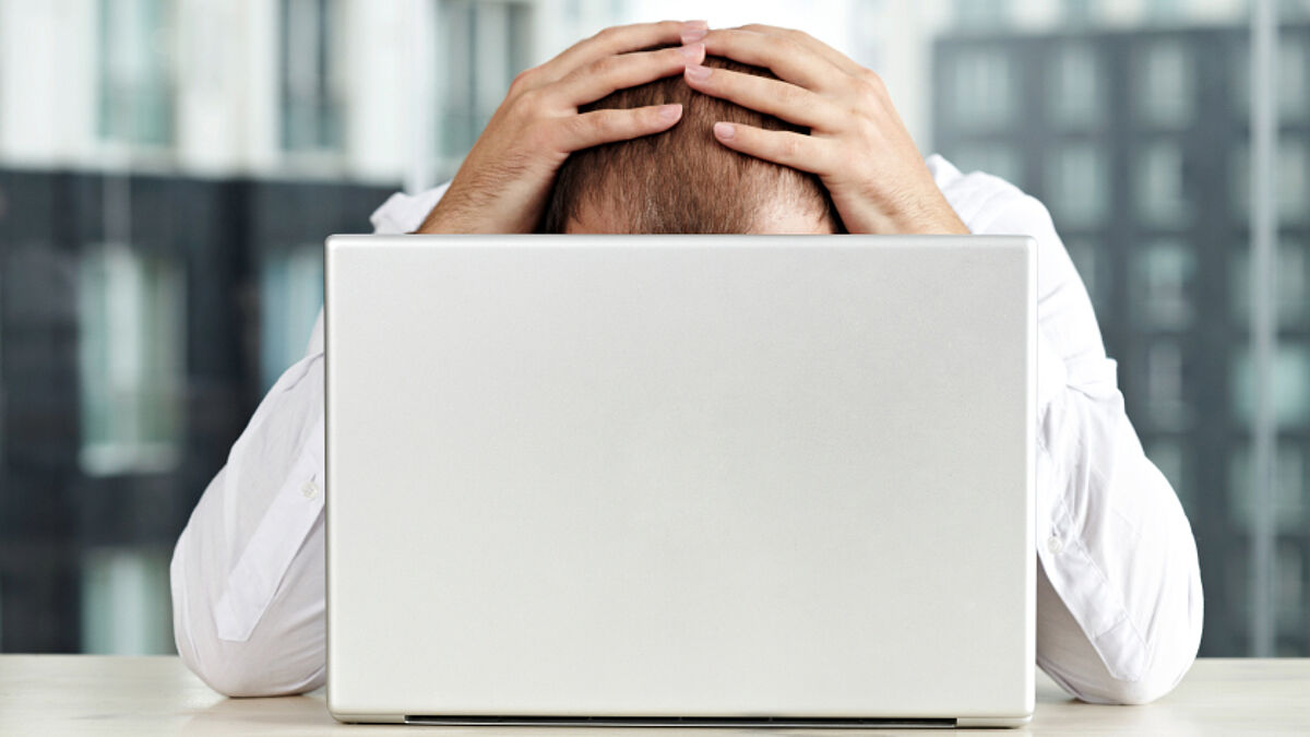 Probleme im Job können zu Depressionen führen