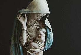 Jesuskind und Maria 