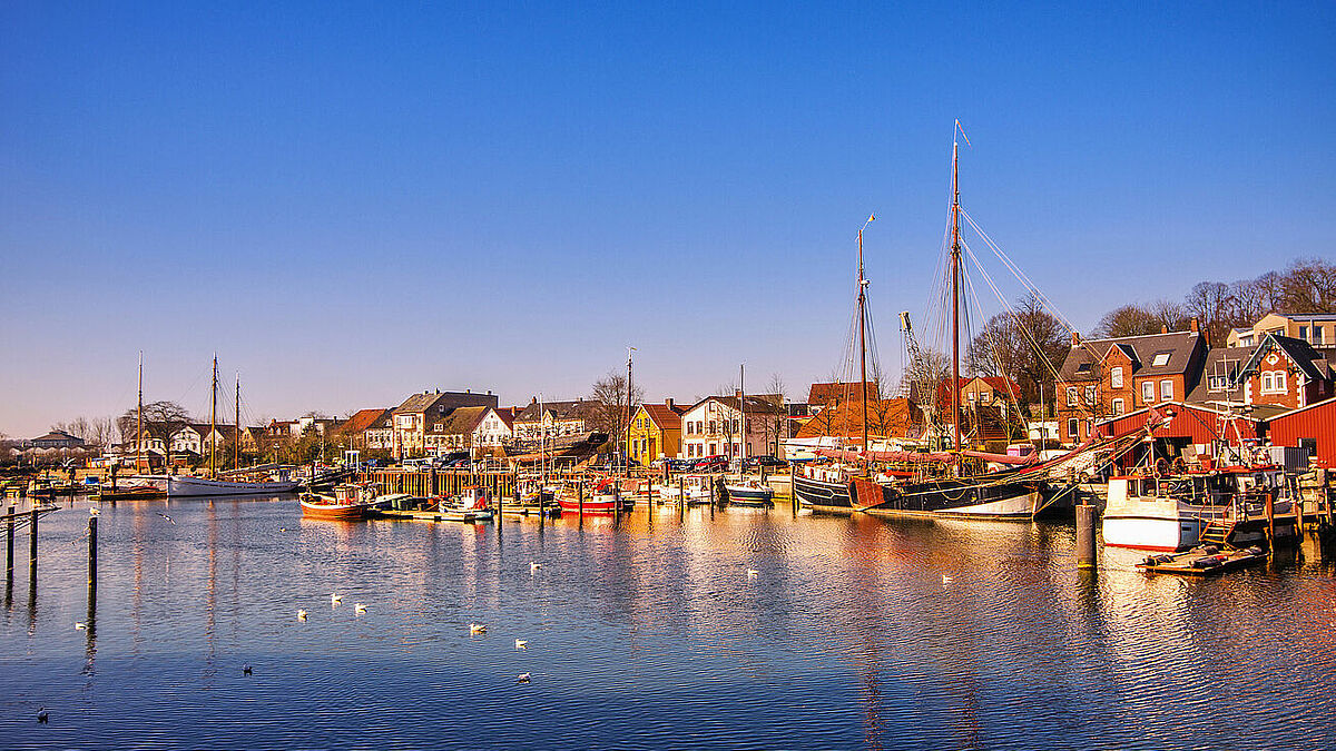 Der Hafen von Eckernförde