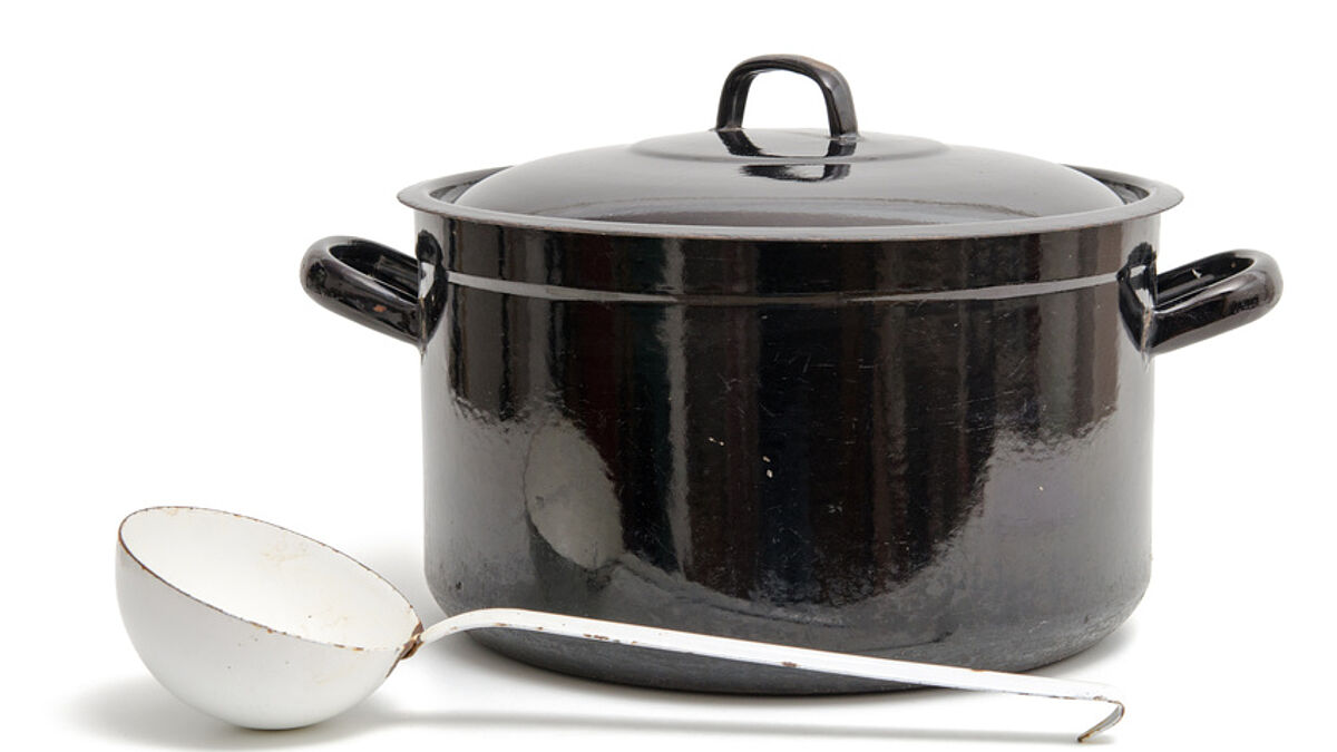 Etwa 80 Liter Suppe werden jeden Freitag verteilt (Symbolbild)  