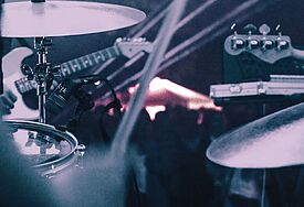 Instrumente bei einer Bandprobe
