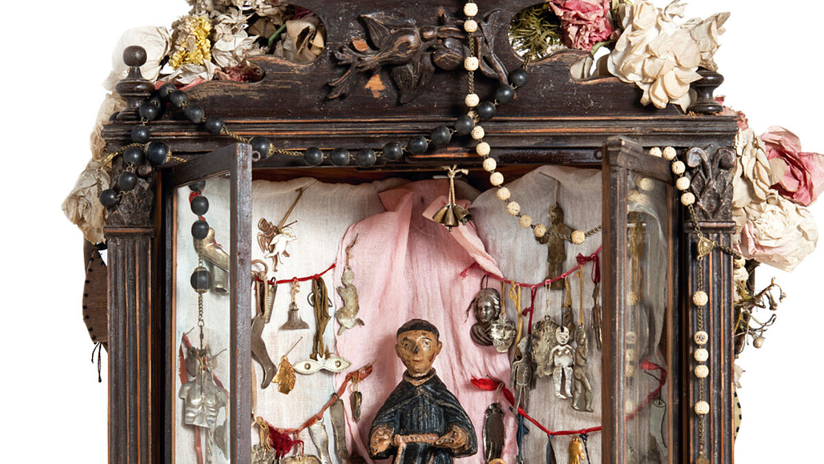 Auch die Figur "Der Heilige Antonius" ist im Völkerkundemuseum zu sehen