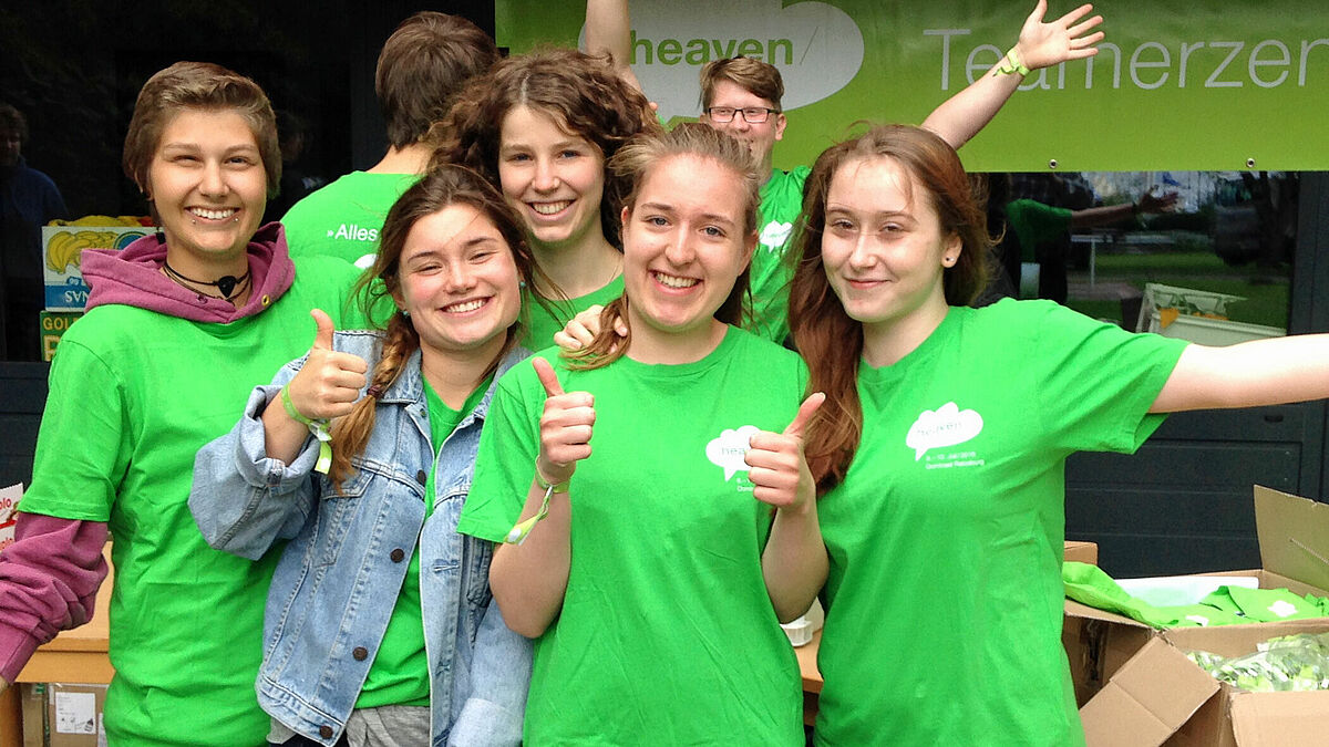 Teamer beim Heaven-Festival