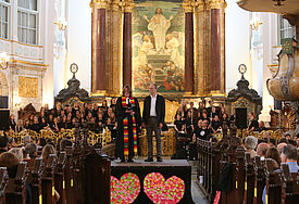 Schuljahresendgottesdienst der Wichern-Schule im Hamburger Michel.