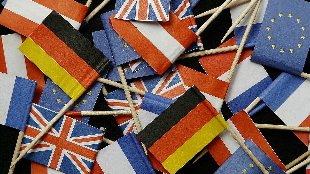 Flaggen von EU-Ländern