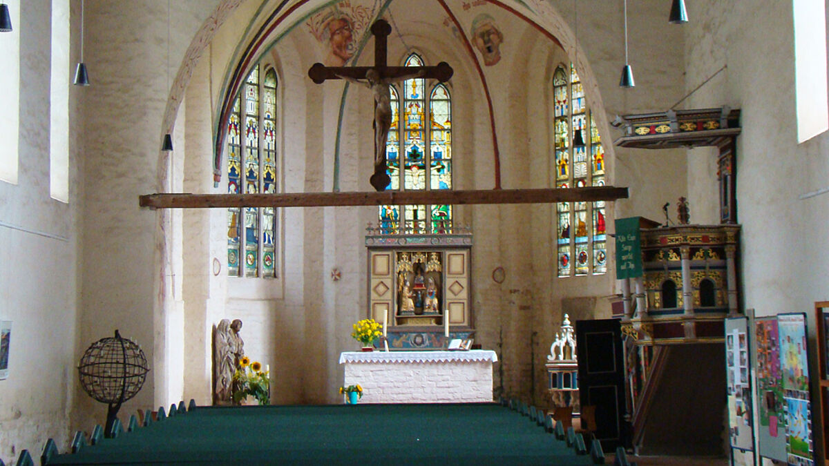 Blick in die Klosterkirche von Verchen