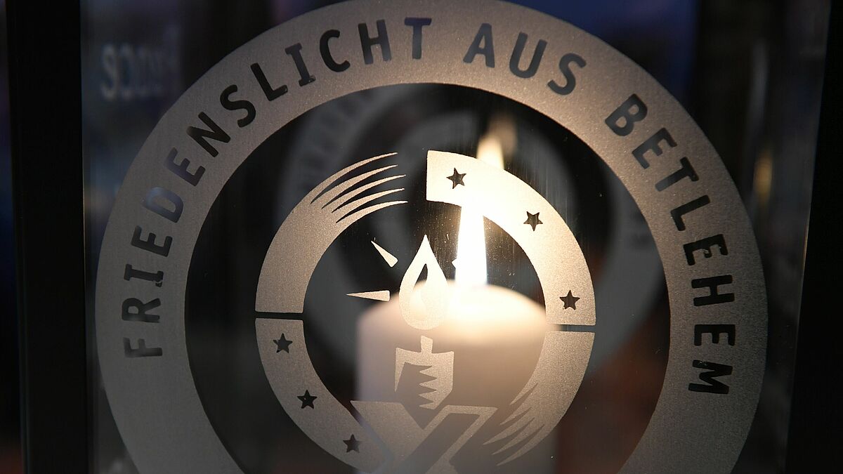 Die Aktion Friedenslicht aus Betlehem steht in diesem Jahr unter dem Motto "Mut zum Frieden".