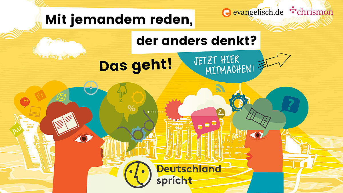 Banner zur Aktion "Deutschland spricht"