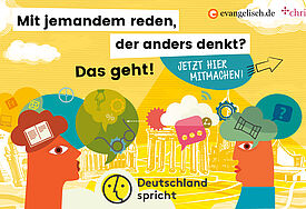 Banner zur Aktion "Deutschland spricht"