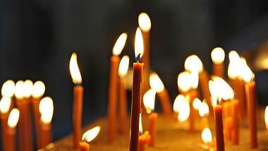 Kerzen zum Gedenken