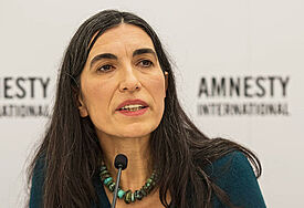 Die Generalsekretärin von Amnesty International in Deutschland, Selmin Caliskan.