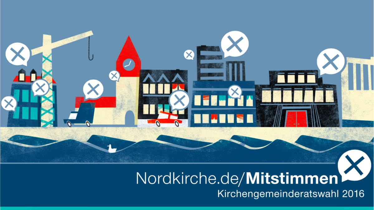 Alle wahlberechtigten Kirchenmitglieder in Hamburg, Schleswig-Holstein und Mecklenburg-Vorpommern sollen angeschrieben werden
