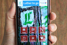 Die neue "Luther to go" - App informiert über Luther in Thüringen