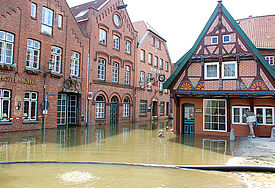Hochwasser in Lauenburg am 11. Juni 2013