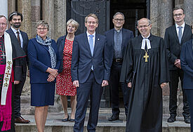 Die Mitwirkenden und Ehrengäste des ökumenischen Gottesdienstes.