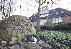 Die Neulandhalle bei Friedrichskoog im Kreis Dithmarschen.