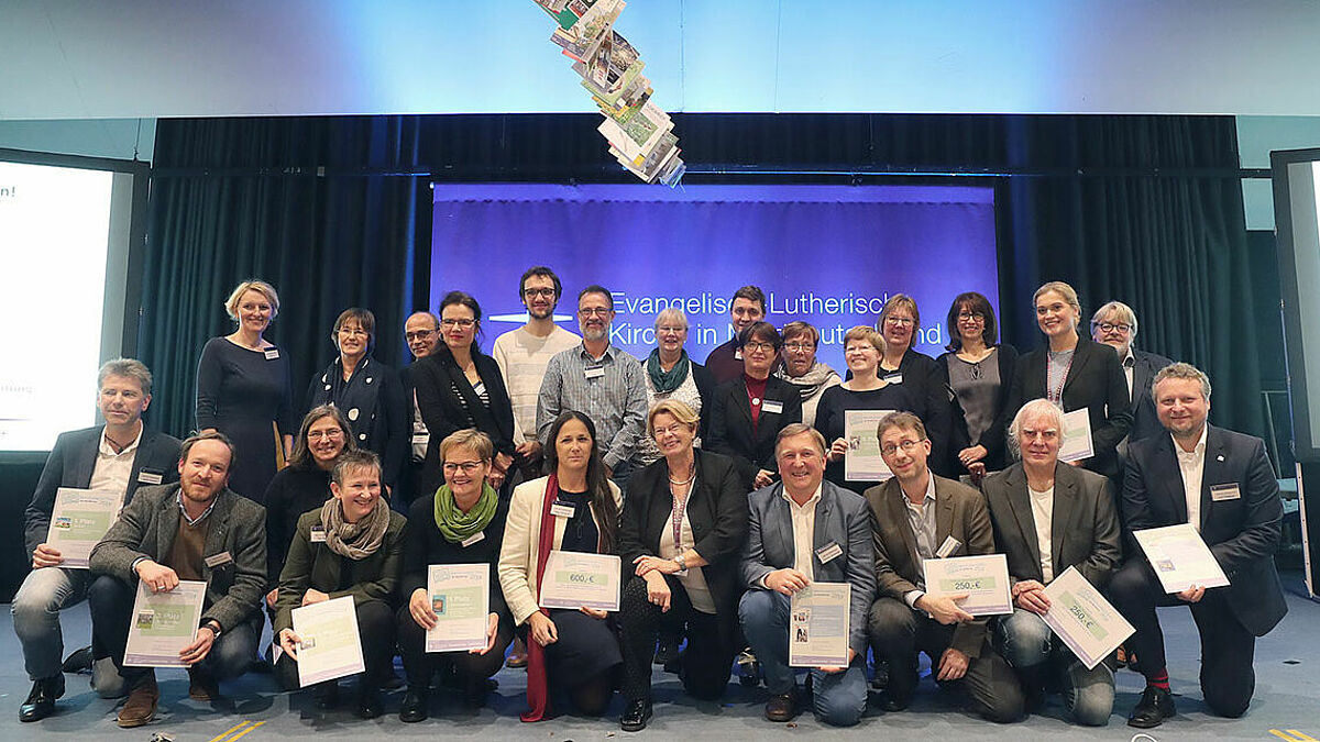 Alle Preisträgerinnen und Preisträger des Gemeindebriefpreises 2019 der Nordkirche