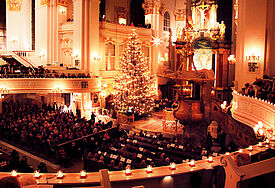 Weihnachten in der Hamburger Hauptkirche St. Michaelis