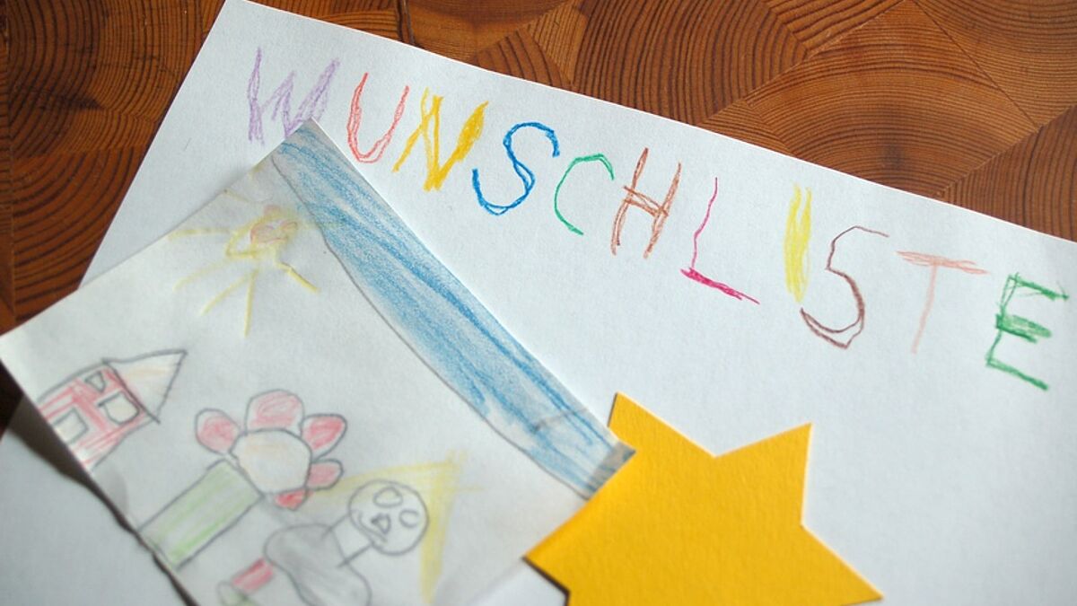 Kinderzeichnung (Symbolbild)