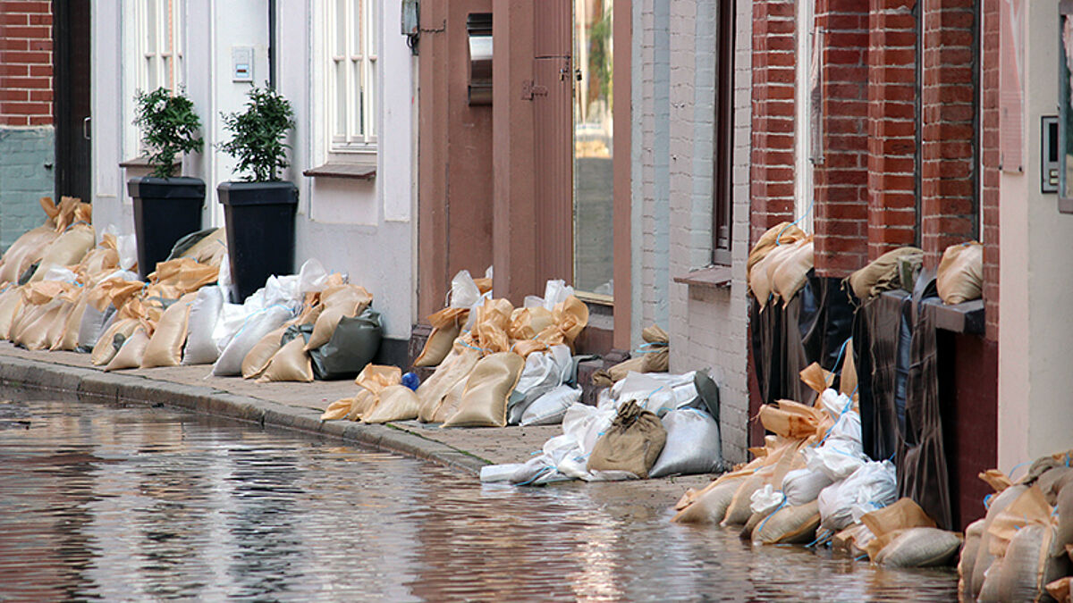 Hochwasser in Lauenburg am 11. Juni 2013