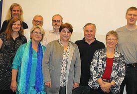 Seemannsmission hat neuen Vorstand gewählt Der neue Vorstand posiert für das Foto