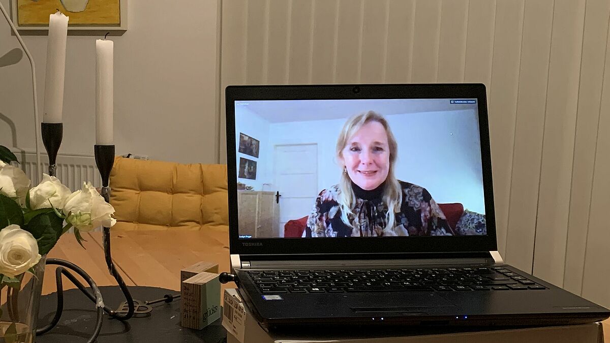 Journalistin Evelyn Finger hielt den Impulsvortrag.