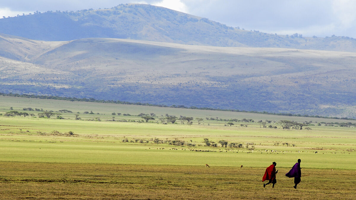 Die Massai leben als Halbnomaden im Norden Tansanias und im Süden Kenias