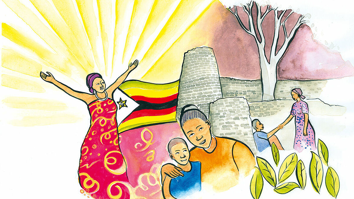 Das Titebild zum Weltgebetstag 2020 aus Simbabwe 