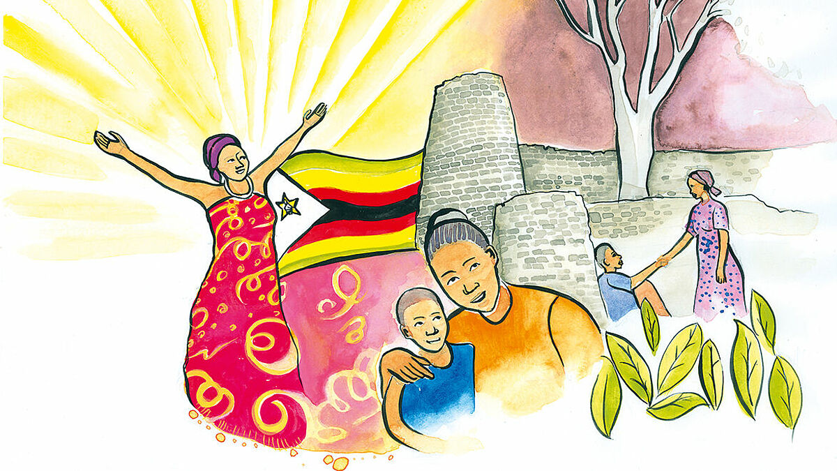 Das Titebild zum Weltgebetstag 2020 aus Simbabwe 
