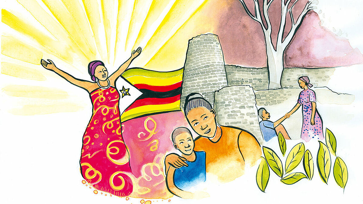 Das Titebild zum Weltgebetstag 2020 aus Simbabwe 