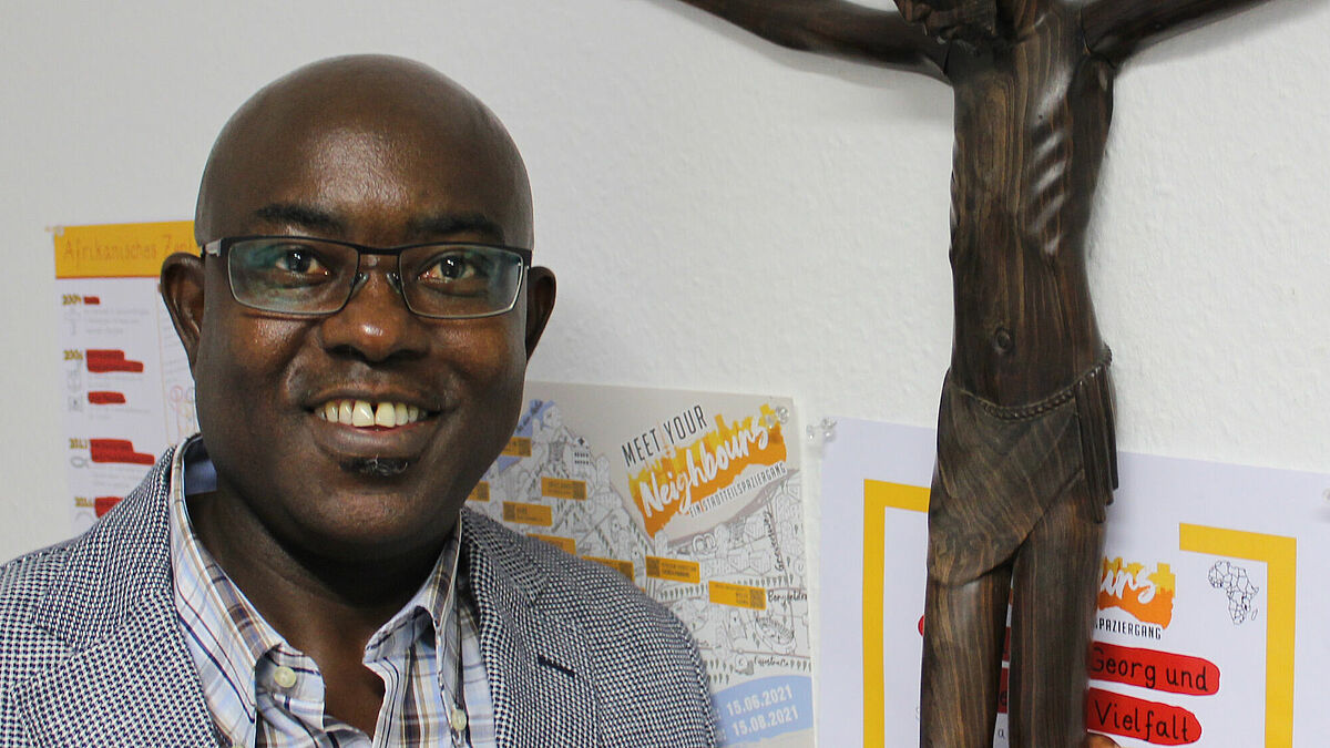 Pastor Peter Mansaray arbeitet daran, ein unterkulturelles Zentrum in Hamburg-Borgfelde zu schaffen. 
