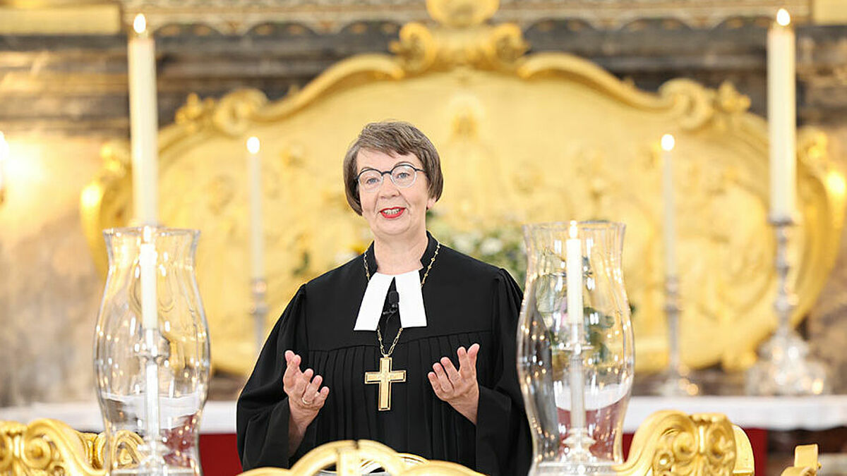 Zum Auftakt der Wahlsynode predigte Landesbischöfin Kühnbaum-Schmidt 